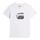 G-Star T-Shirt Finger Print Burger White