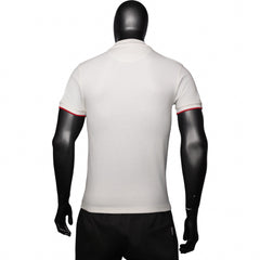 Polo Golfer Logo Placket White