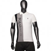Polo Golfer Colourblock White