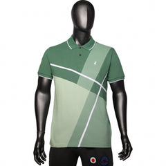 Polo Golfer Colourblock Green