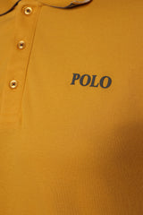 Polo Golfer Logo Tipped Mustard