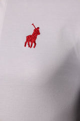 Polo Golfer Logo White-Red-Black