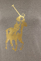 Polo T-Shirt Noah Big Pony Lt Grey Melange