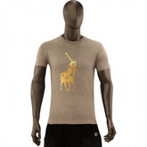 Polo T-Shirt Noah Big Pony Lt Grey Melange