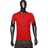 Polo T-Shirt Embossed Crest Red