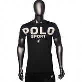 Polo T-Shirt Bold Logo Black