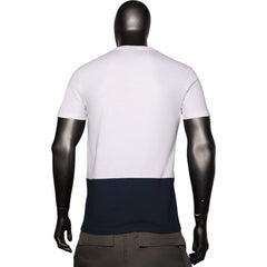Polo T-Shirt Colourblock White