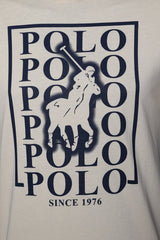 Polo T-Shirt Box Logo Stone