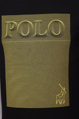 Polo T-Shirt Graphic Logo Black-Gold