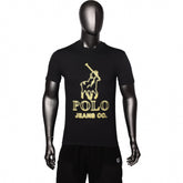 Polo T-Shirt Pjc Glow Logo Black