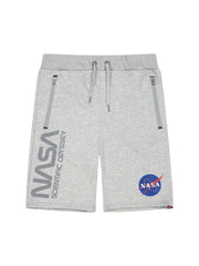 Alpha Industries Shorts Nasa Odyssey Grey Melange