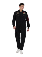 Alpha Flight Suit Cotton Black
