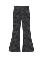 Puma Leggings Winter Rink T7 Pattern Wide Leg Black