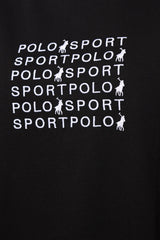 Polo T-Shirt Ladies Olivia Embroidered Black