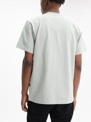 G-Star T-Shirt Distressed Zip Pocket Pale Green