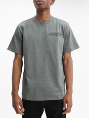 G-Star T-Shirt Distressed Zip Pocket Orphus