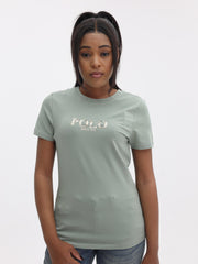 Polo Ladies T-shirt Logo Khaki