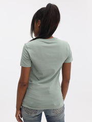 Polo Ladies T-shirt Logo Khaki