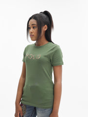 Polo Ladies T-shirt Logo Olive