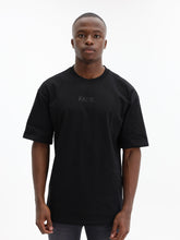 Fade T-Shirt Boxy Logo Black