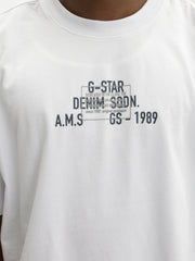 G-Star T-Shirt Multi Technique White