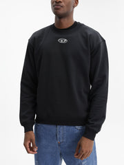 DIESEL SWEATER M-S NORM IOD BLACK