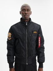 Alpha Jacket Engine Black-Orange