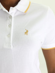 Polo Leah SS Polo Dress White