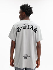 G-Star T-Shirt Flock Back Wild Dove