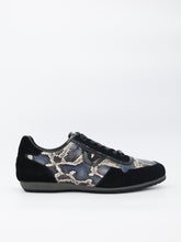 Enrico Coveri Takkies Snake Skin Low Navy-Beige