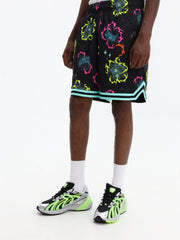 Puma Shorts Hoops X Rick And Morty Allover Print Multi