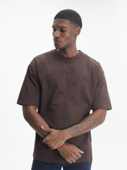 Fade T-Shirt Atelier Boxy Chocolate-Brown