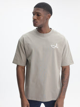 Fade T-Shirt Signature Boxy A Taupe-Brown