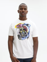 Diesel T-Shirt T-Adjust Q3 Graphic Logo White