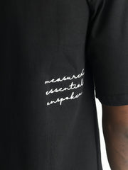 Fade T-Shirt Signature Boxy A Black