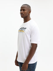 Diesel T-Shirt T-Adjust Logo White