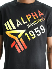 Alpha T-Shirt Gradient Black