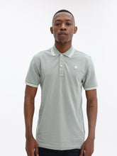 G-Star Golfer Dunda Slim Stripe Iceberg Green
