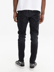 G-Star Jeans Revend Skinny Medium Aged Faded Black