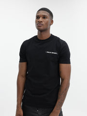 Polo T-Shirt Sport Big Logo Black