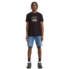G-Star T-Shirt Finger Print Burger R T Black