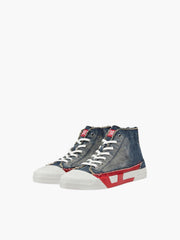 DIESEL SNEAKERS D384 M-D VERSE MID II DENIM WASH