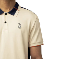 Polo Golfer Colour Block White