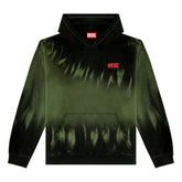 Diesel Sweater S-Box Hoodie Black-Green