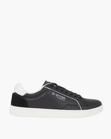 G-STAR SNEAKER CADET IV LEA BLACK-WHITE