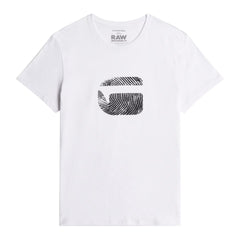 G-Star T-Shirt Finger Print Burger White