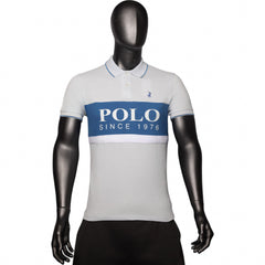 Polo Golfer Colour Block Blue