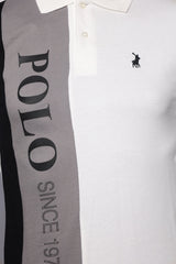 Polo Golfer Colourblock White