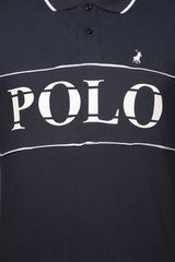 Polo Golfer Jacquard Logo Navy