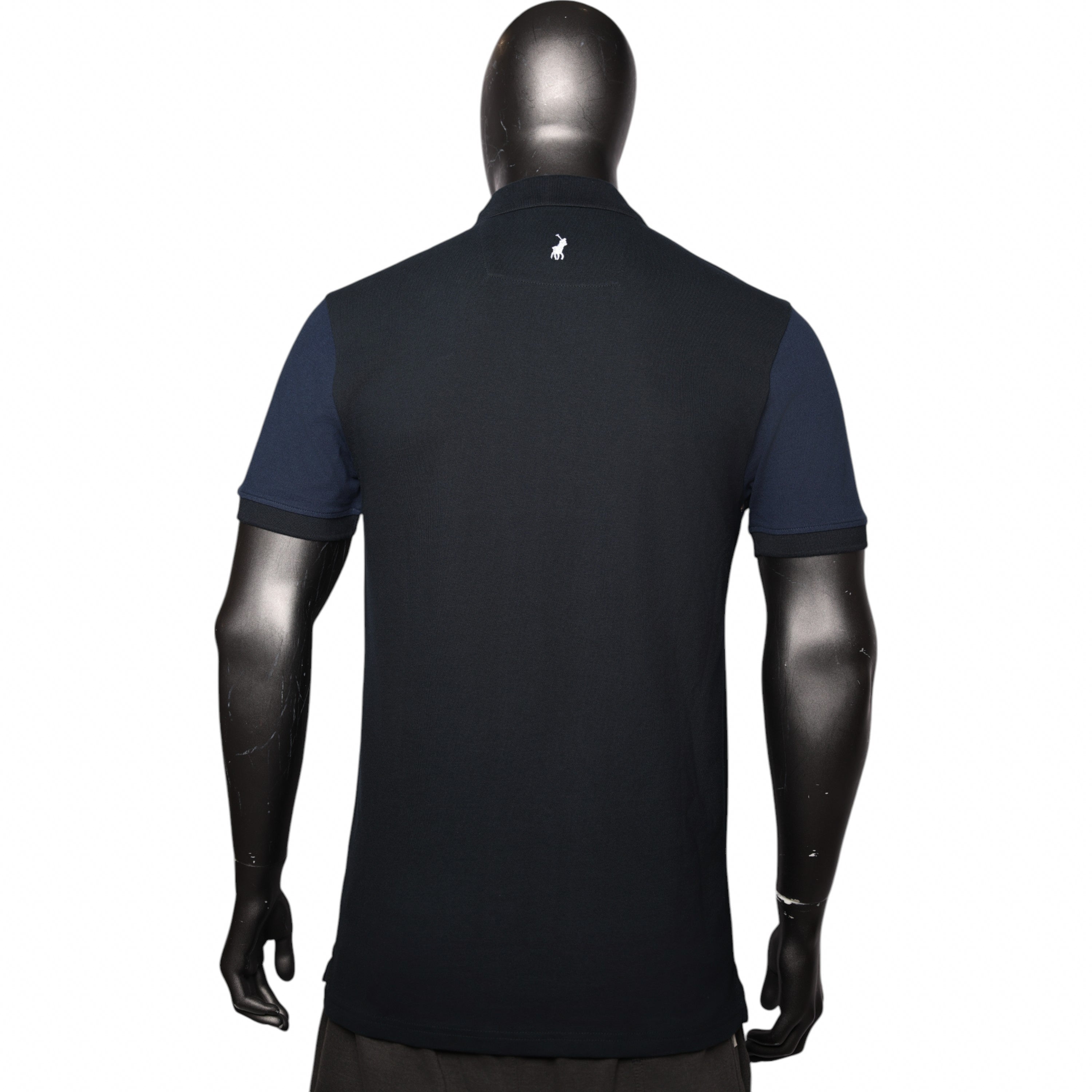 Polo Golfer Colourblock Logo Blue